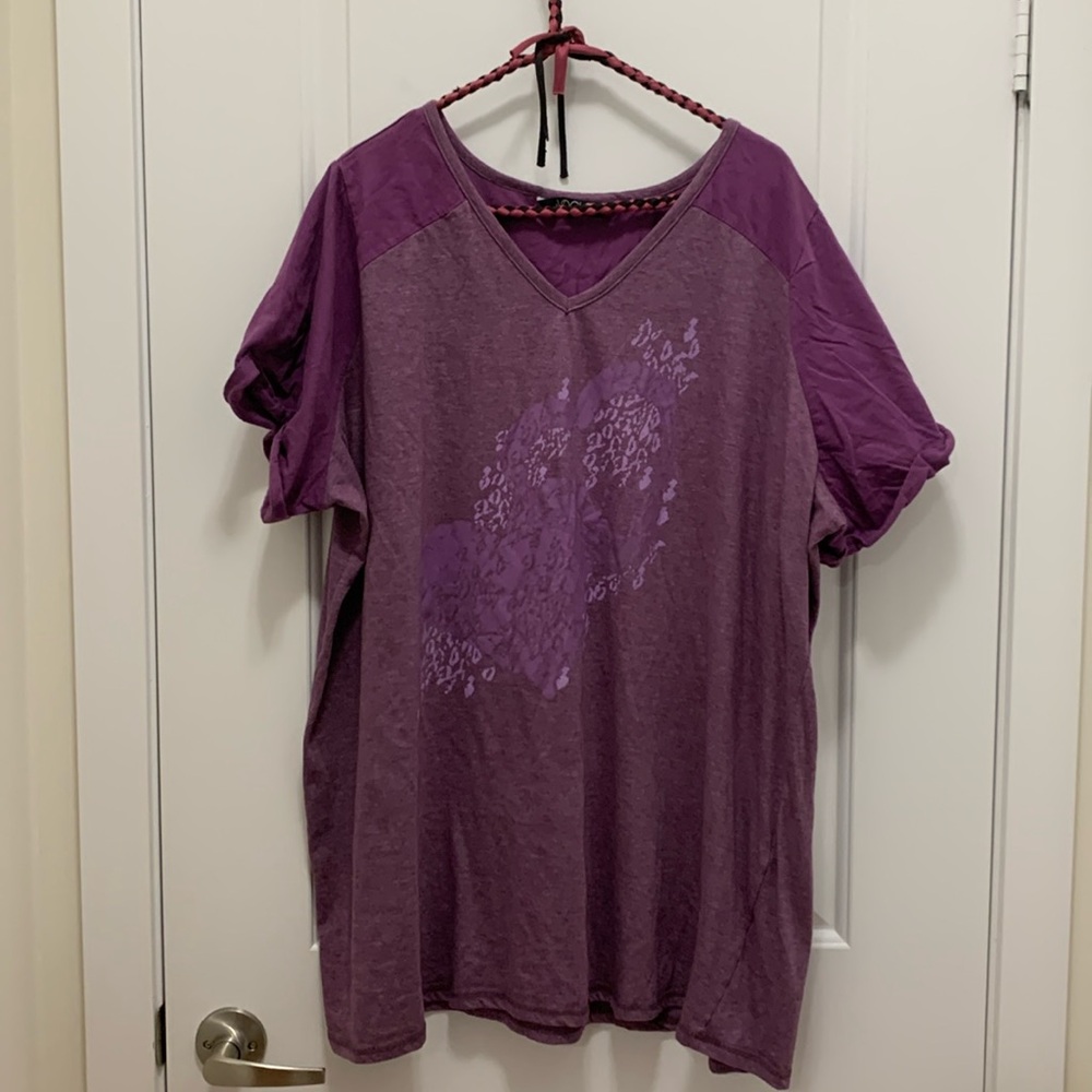 Voglio Purple heart 💜 shirt 3X